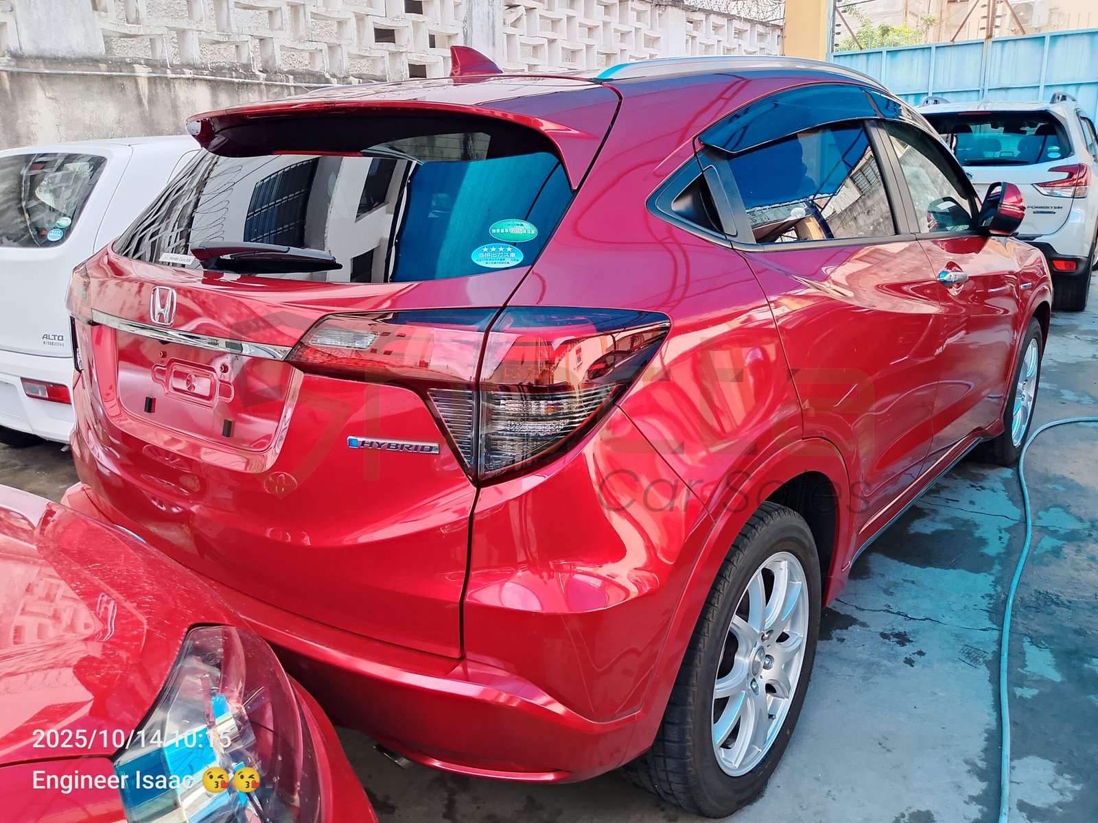 2018 Honda Vezel Hybrid – Wine Red